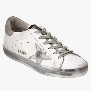 Golden Goose Superstar  GGDB White - Silver Sneakers